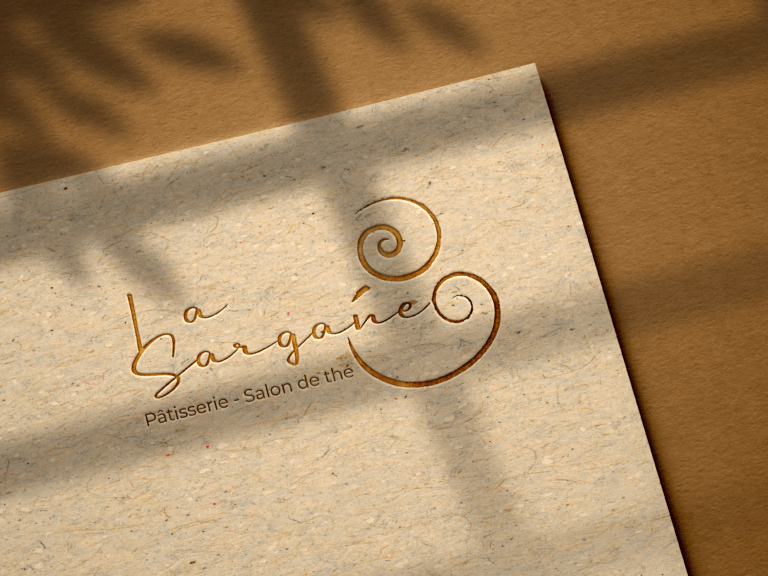 logo de La Sargane sur papier