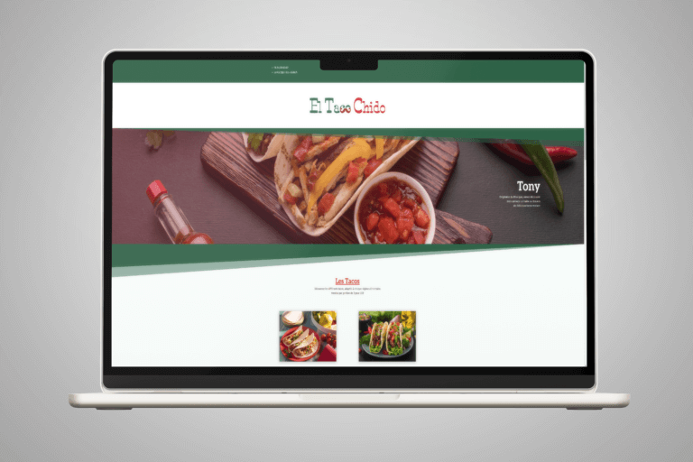 site internet El Taco Chido